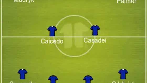 Article image:Palmer and Casadei To Start | 4-2-3-1 Chelsea Predicted Lineup Vs Aston Villa