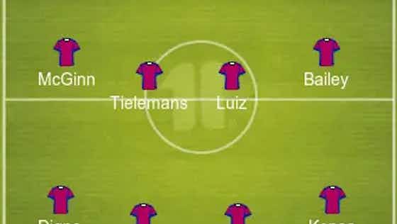 Article image:Carlos And Luiz To Start | 4-4-1-1 Aston Villa Predicted Lineup Vs Chelsea