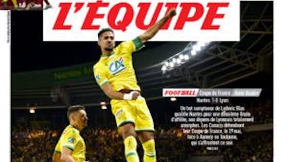 Image de l'article :La saison du FC Nantes en 16 couvertures de L’Équipe