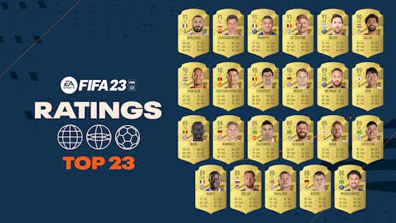 Article image:🎮 Top 23 highest rated men's players in FIFA 23 revealed