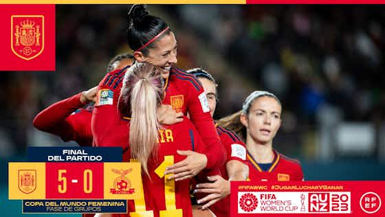 Imagen del artículo:📝 GOLEADA de España a Zambia; la selección está en octavos (5-0)