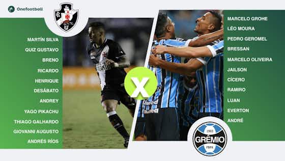 Imagem do artigo:Vasco e Grêmio se encontram em São Januário