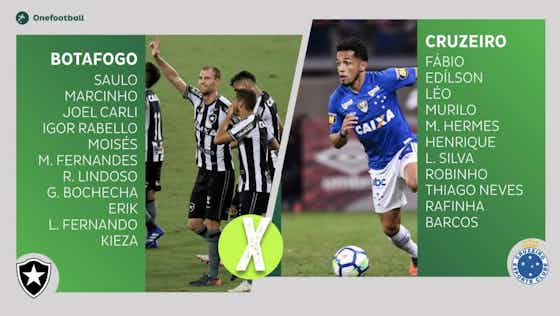 Imagem do artigo:Botafogo luta para sair da crise, e Cruzeiro quer encostar nos líderes