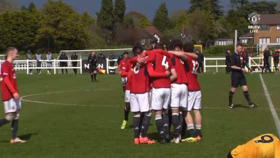 Article image:Manchester United U18’s March To League Title After Beating Wolves