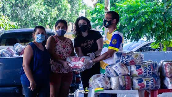 Imagem do artigo:Lucas Galvão, do Atromitos, promove ação social com doação de cestas básicas em São José do Rio Preto