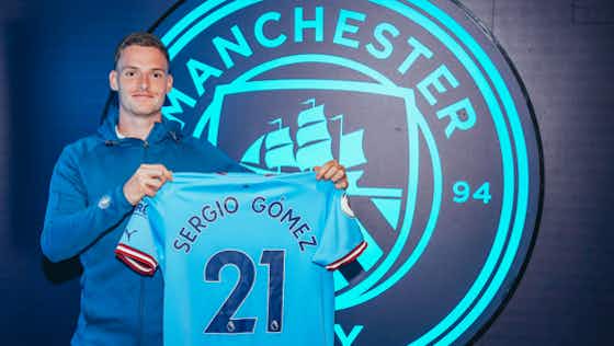 Article image:City sign Sergio Gomez from Anderlecht 