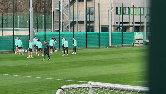 Artikelbild:Training in Wolfsburg: Hasenhüttl sieht das erst Mal alle Spieler
