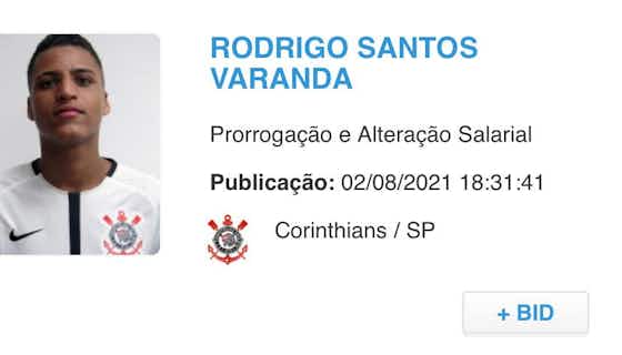 Imagem do artigo:Renovação de Rodrigo Varanda sai no BID; atacante está próximo de assinar com Bragantino