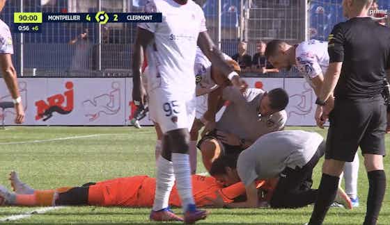 Immagine dell'articolo:😱 Un petardo colpisce il portiere Diaw: interrotta Montpellier-Clermont