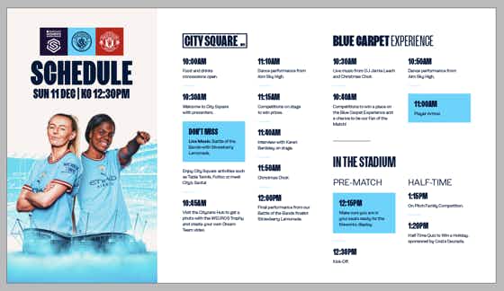 Article image:City v United: Things to do at the WSL Etihad derby!