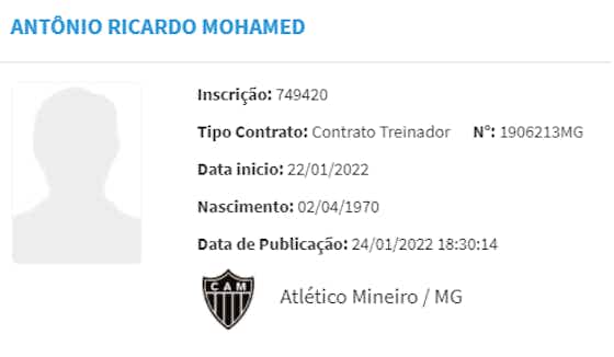 Imagem do artigo:Atlético-MG: Antônio Mohamed é registrado no BID e pode comandar o clube contra o Villa Nova