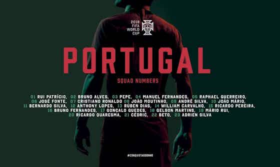 Imagem do artigo:Portugal revela os números das camisolas no Mundial 🇵🇹