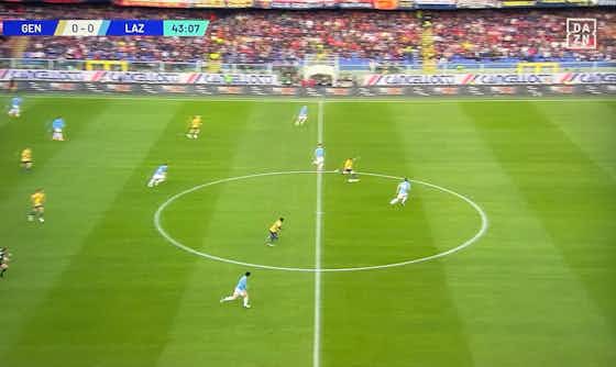 Immagine dell'articolo:📸 Genoa-Lazio 0-1, decisivo Luis Alberto: segna e indica lo stemma