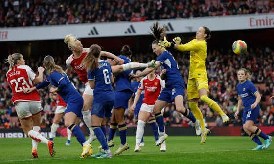 Article image:Russo doubles up as Arsenal thrash Chelsea to blow WSL title race open