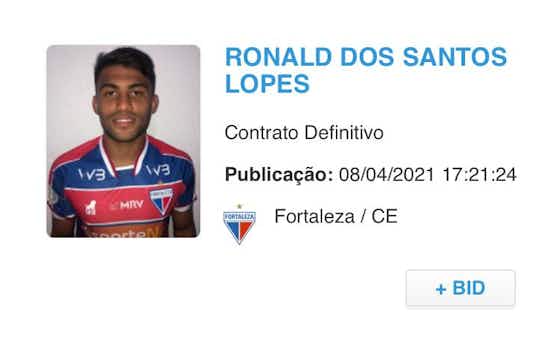 Imagem do artigo:Fortaleza anuncia compra do volante Ronald; novo contrato vai até 2024