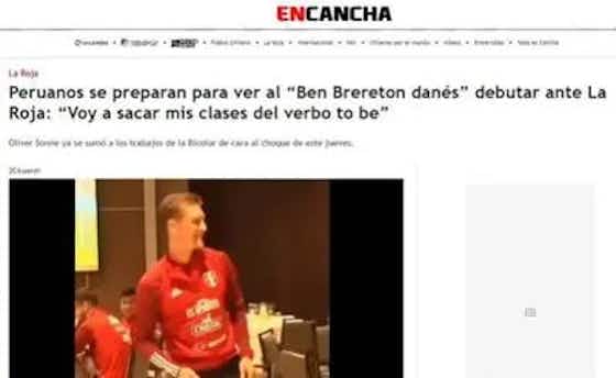 Imagen del artículo:Oliver Sonne es el «arma secreta”: así calificó la prensa chilena la nueva incorporación de la Selección Peruana