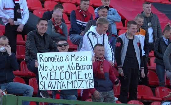 Imagen del artículo:En Bielorrusia sueñan con tener a Messi y a Cristiano