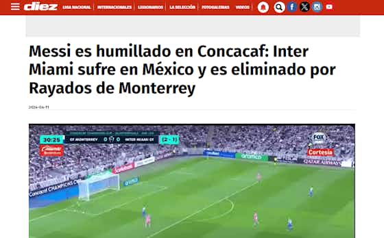 Imagen del artículo:Reacción Mundial a la eliminación de Messi ante Monterrey