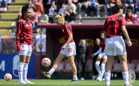 Immagine dell'articolo:Roma-Milan, Poule Scudetto Serie A Femminile 2022/23