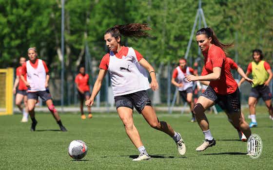 Immagine dell'articolo:L'allenamento delle rossonere verso Sampdoria-Milan