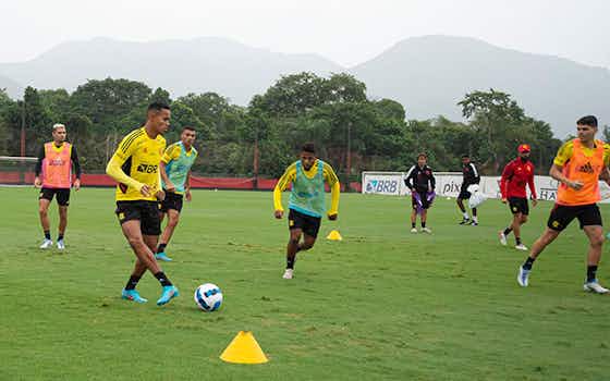 Imagem do artigo:Flamengo divulga imagens de treino no Ninho do Urubu
