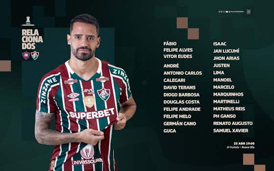 Imagem do artigo:Com duas novidades, Fluminense embarca para a Assunção sem quarteto