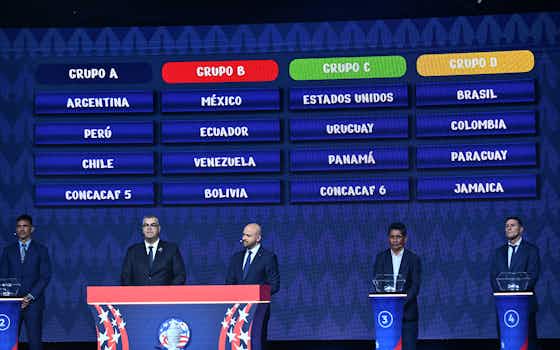 Image de l'article :Copa América 2024 : le tirage