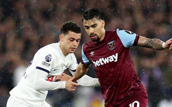 Article image:West Ham player ratings vs Tottenham: Lucas Paqueta excellent in deeper role but Vladimir Coufal poor again