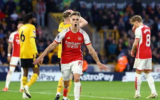 Article image:Wolves 0-2 Arsenal: Gunners return to Premier League summit with vital bounce-back win