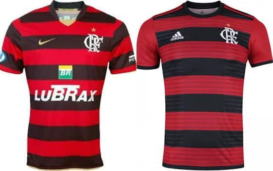 Imagem do artigo:#10yearchallenge - a evolução de camisas de clubes do Brasil
