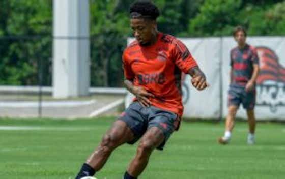 Imagem do artigo:Com Marinho em campo, Flamengo dá sequência aos treinos no Ninho do Urubu; veja imagens