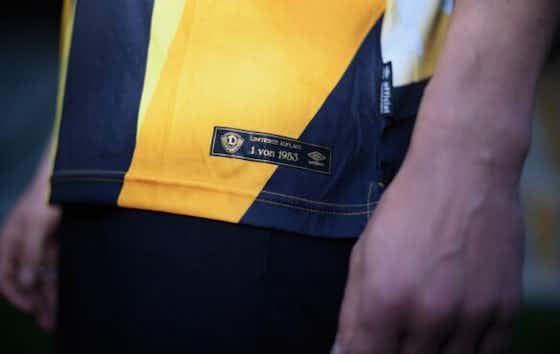 Imagem do artigo:Camisa mash-up do Dynamo Dresden 2023 é revelada pela Umbro