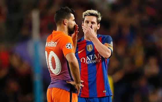 Imagem do artigo:Aguero espera renovação de Messi para assinar com o Barcelona