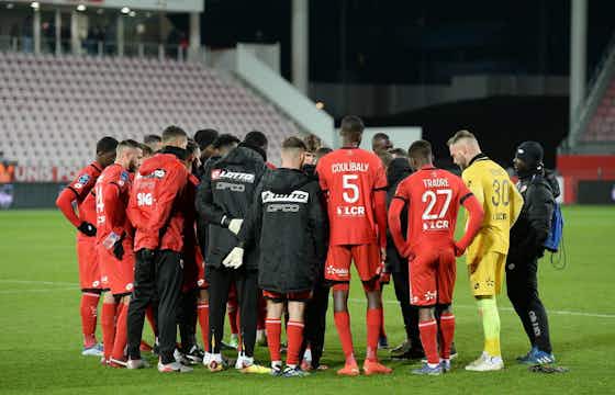 Image de l'article :Zargo Touré (Dijon) : “Le Havre est sous la menace des résultats de Bordeaux et de Metz. C’est à nous d’aller chercher une victoire. Un match nul ne nous intéresse pas”