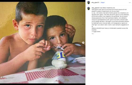 Immagine dell'articolo:Mattia Giani ricordato dal fratello Elia: "Prendimi per mano, sei esempio"
