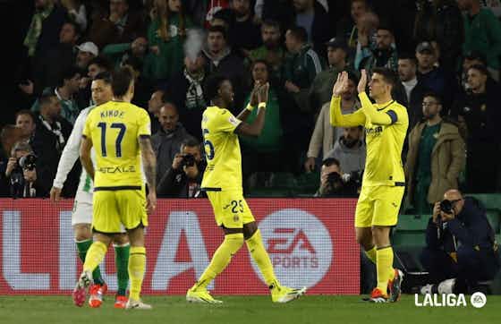 Imagen del artículo:Betis 2-3 Villarreal : El Villarreal sigue la buena dinámica en liga