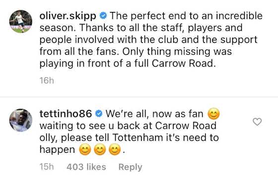 Article image:‘Tell Tottenham it needs to happen’ – Alexander Tettey calls on Oliver Skipp to make summer transfer move