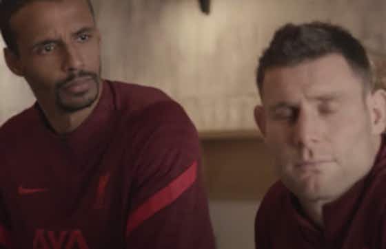 Article image:Liverpool's James Milner and Joel Matip star in hilarious advert for corporate partner