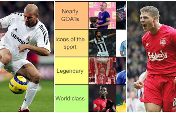 Article image:Zidane, Gerrard, Pirlo, De Bruyne: 30 greatest central midfielders since 1990 ranked