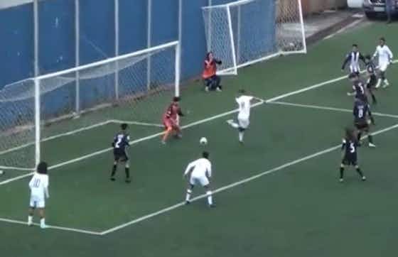 Article image:Santos U13 goal: Brazilian youngsters score incredible goal that goes viral