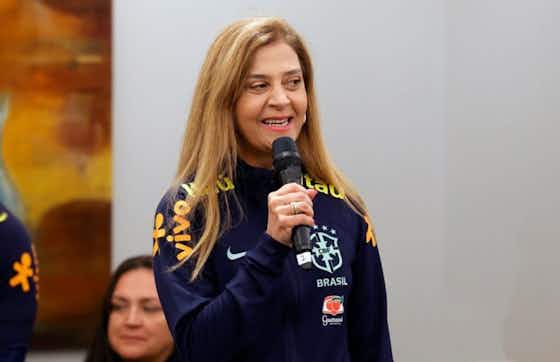 Imagem do artigo:Leila Pereira apoia candidatura do Brasil ao Mundial Feminino