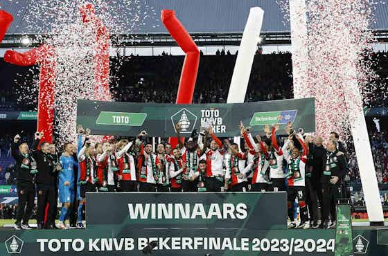 Imagem do artigo:Com gol de brasileiro, Feyenoord é campeão da Copa da Holanda