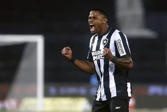 Imagem do artigo:Júnior Santos, do Botafogo, celebra mais um gol contra o Juventude e analisa 1º tempo: “Grande jogo, estamos nos adaptando bem ao esquema”