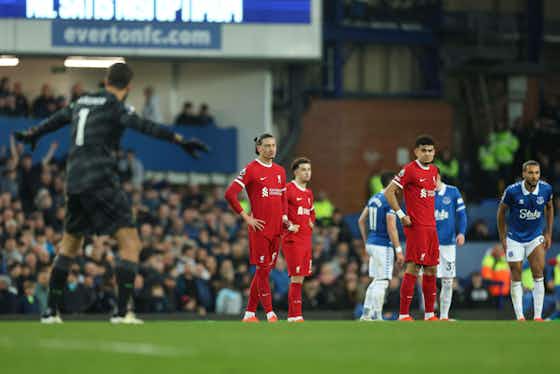 Article image:Liverpool’s Title Race in Tatters Following Merseyside Derby Defeat to Everton