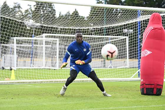 Article image:[Images] New Chelsea signing pictured in training for the first time