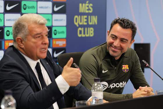Article image:Barcelona president sends a message to the players after Xavi’s continuity confirmed