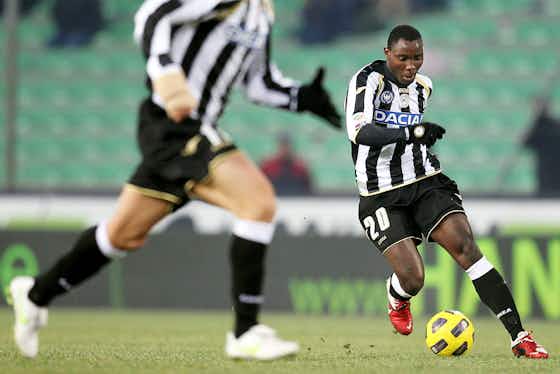Imagem do artigo:Kwadwo Asamoah, africano com mais jogos pela Serie A, brilhou por Udinese e Juventus