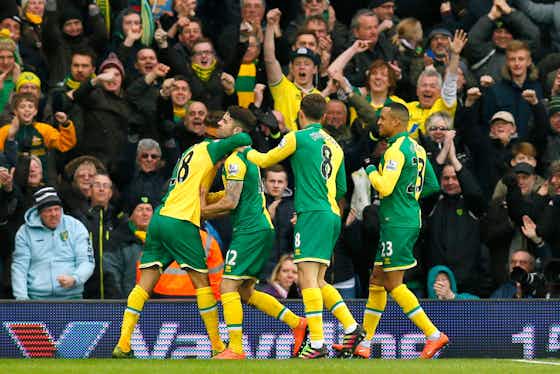Article image:Norwich City loanee Bali Mumba reacts to scoring v Ipswich Town for Plymouth Argyle