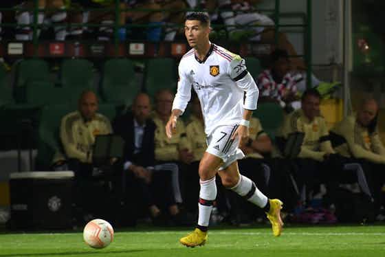 Article image:Cristiano Ronaldo: Man Utd star's crazy skill goal in warm-up goes viral