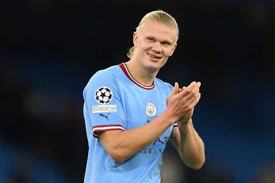 Article image:FIFA 23: Erling Haaland & Jack Grealish play 'Higher or Lower' with Man City ratings